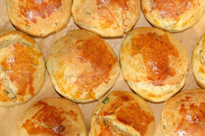 Garlic Breadsticks freshly baked with herbs
